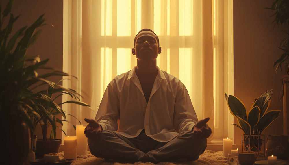 Energy protection scene representing spiritual and somatic practices to protect your energy as an empath