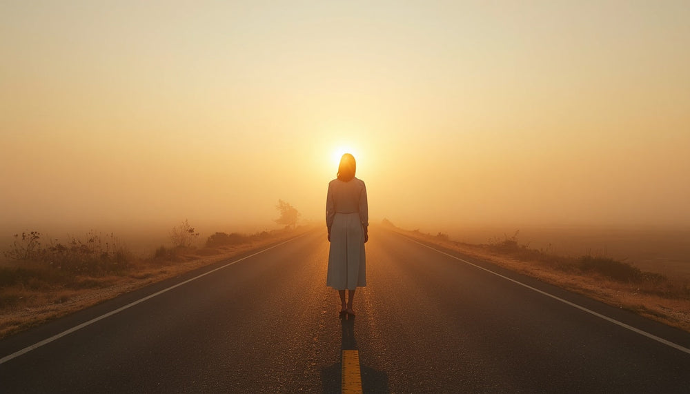 Lost and slowing down representing why feeling lost may be your life asking you to pause