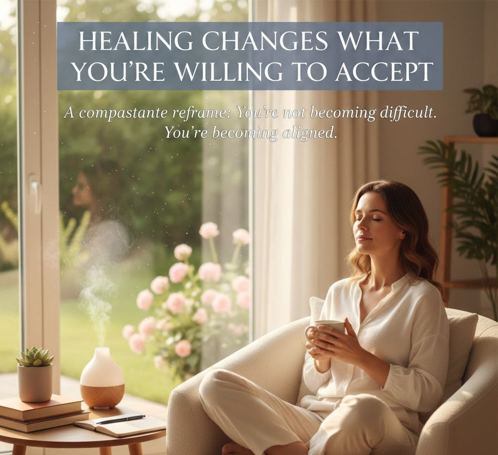 Raised standards representing how emotional healing shifts what you are willing to accept in life