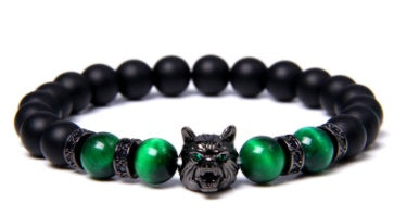 Men's Tiger Eye Zircon Bracelet Energy Bracelet spiritual accessory for grounding and intentional energy
