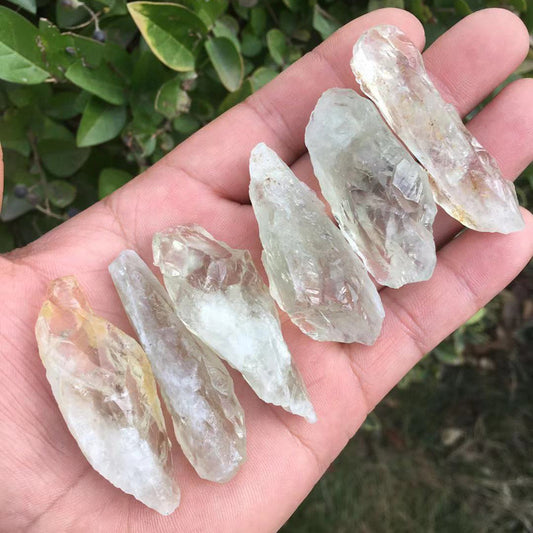 Natural Green Crystal Rough Ornaments Crystal Energy Decor spiritual accessory for grounding and intentional energy