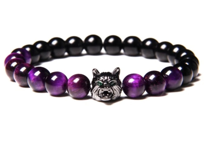 Men's Tiger Eye Zircon Bracelet Energy Bracelet spiritual accessory for grounding and intentional energy
