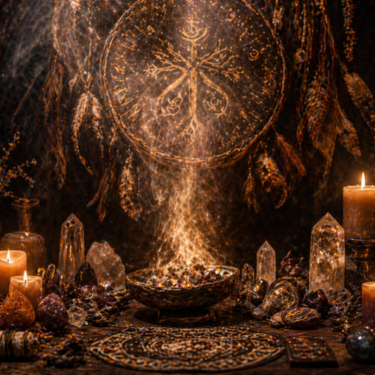 Front view of 🔥 Ultimate Shamanic Healing Cleansing | Deep Soul Reset by Enlight Me Center