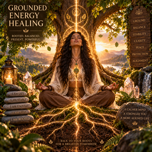 Grounding and energy healing session — EnlightMeCenter