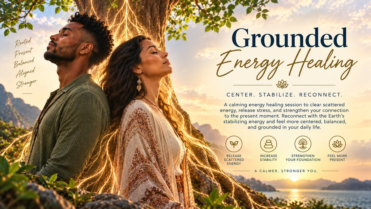 Grounding and energy healing session — EnlightMeCenter