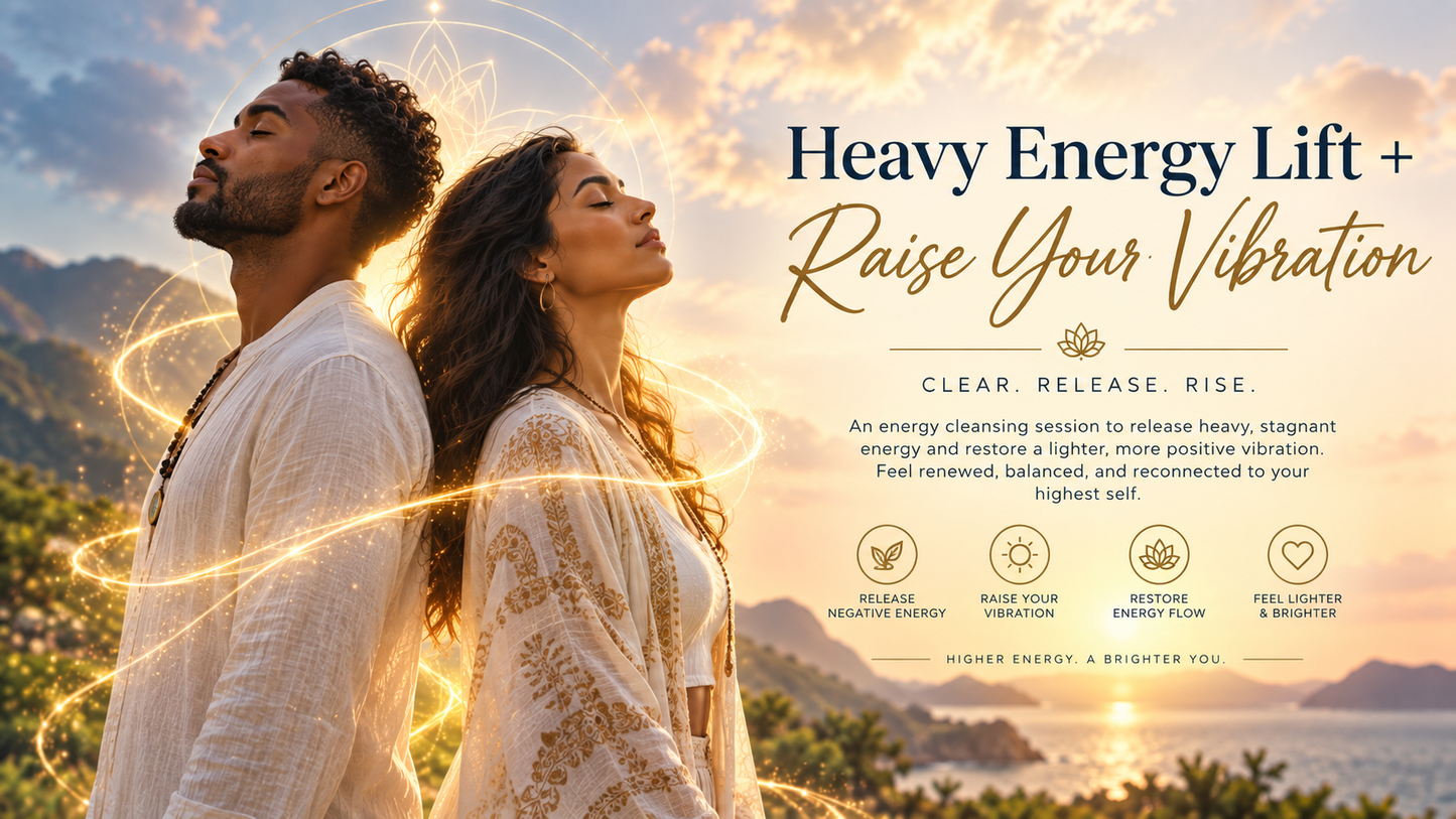 Heavy energy lift and raise your vibration energy cleansing session — EnlightMeCenter