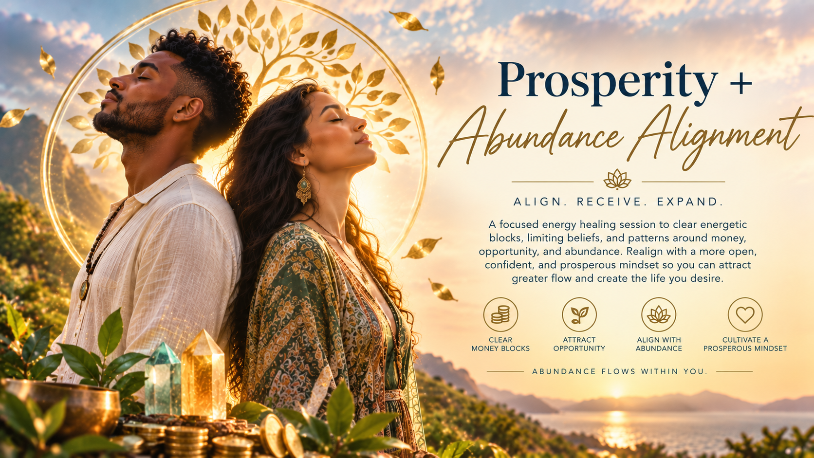 Prosperity and abundance alignment energy healing session — EnlightMeCenter