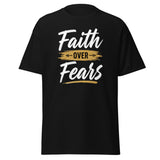 Faith Over Fears Spiritual Quote Tee