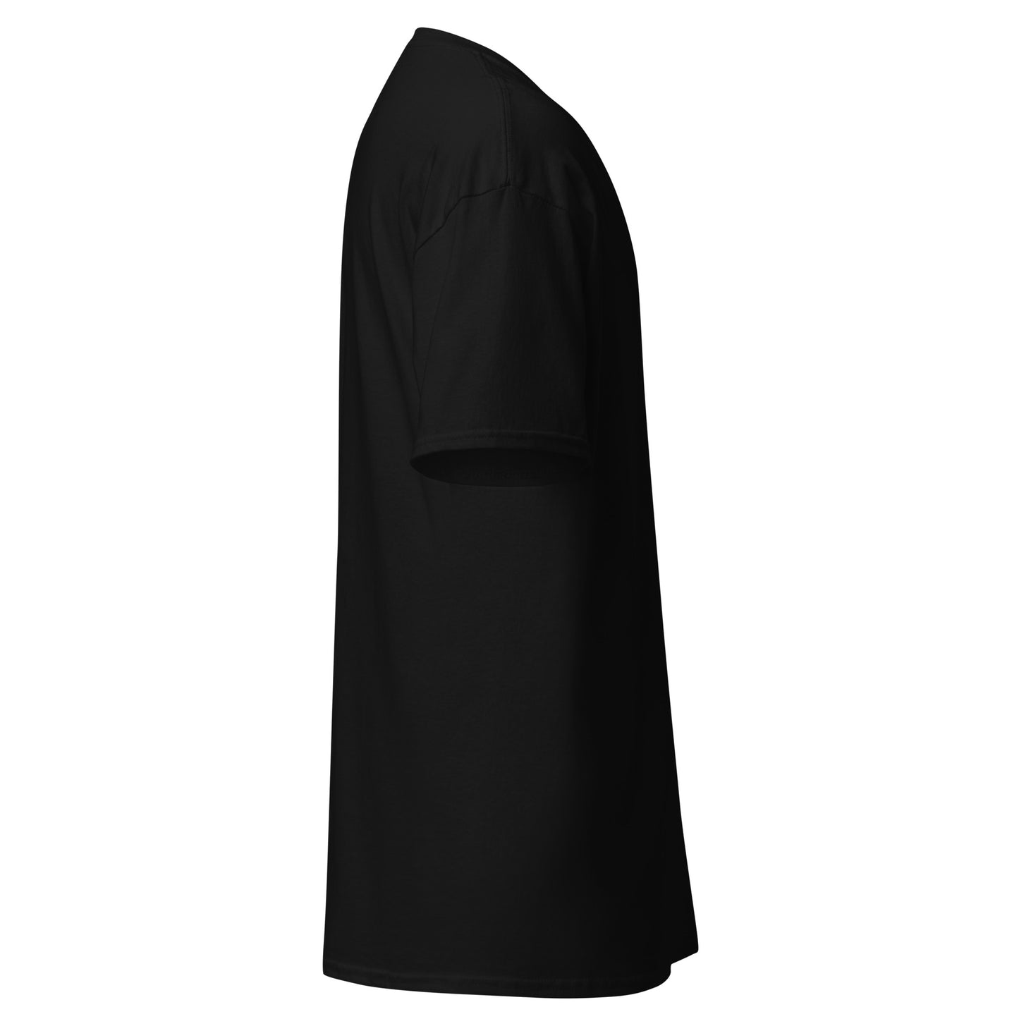 Side view of Black NUR Spiritual Tee by Enlight Me Center
