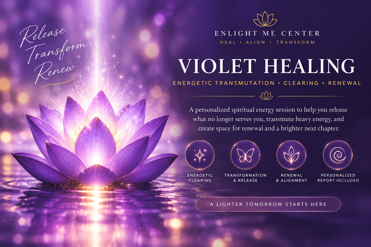 Violet Healing — Release, Transform, Renew
