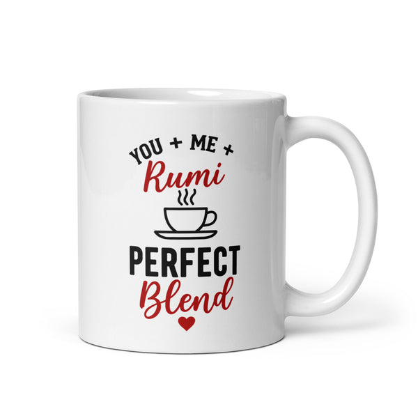 You and Me Perfect Blend Spiritual Quote Mug